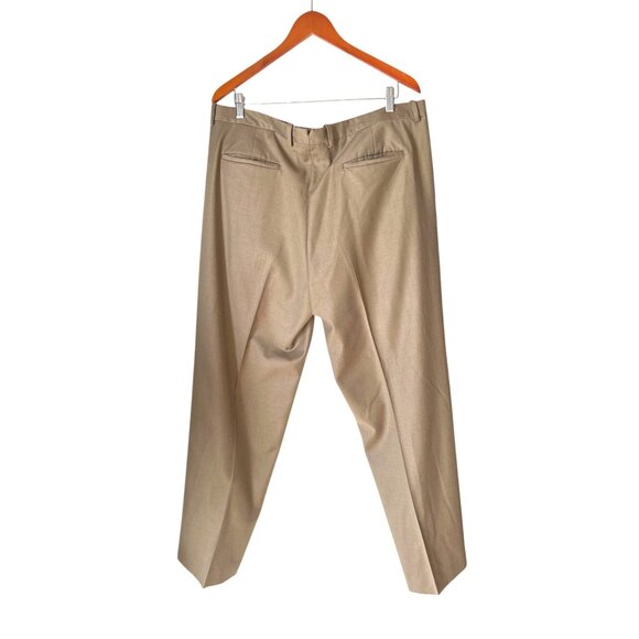 Perry Ellis Mens Tan Dress Pants Size 38x32 - Picture 2 of 6